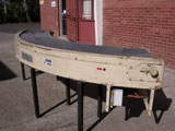 Long Curved motorised conveyor